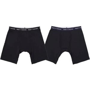 Pair of Thieves Super Fit Long Boxer Briefs for Men - Ultra Soft, Breathable, Quick-Dry Underwear 4-Way Stretch (2 & 2 Pack)