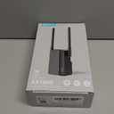 Rockspace WiFi 6 Extender: Up to 3000 Sq. Ft. Coverage, 50+ Devices, Dual-Band, 1.8Gbps Speed, 4 Antennas, AP Mode with Gigabit Port for Home & Gaming AX1800 (AX1800 Black 02)