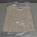 Womens Tank Tops Crewneck Sleeveless Summer Sweaters Vest Casual Basic Tees Ribbed Shirts (Beige, M)