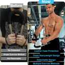 Adjustable Twister Arm Trainer, Chest Workout Equipment with Anti-Slip Grips, Portable Chest Trainer Equipment for Men Women, Detachable U-Shaped Fitness Equipment for Chest Shoulder Forearm