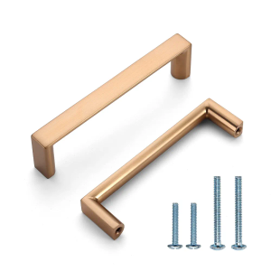 10 Pack 3 Inch(76mm) Kitchen Cabinet Handles Champagne Bronze Cabinet Pulls Kitchen Cabinet Hardware Drawer Pulls for Cupboard Wardrobe