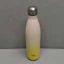 Konokyo Insulated Water Bottles, 25 oz Double Wall Stainless Steel Vacumm Metal Flask for Sports Travel, Lemon