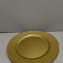 13'' Party Chargers Large Plates & Platters Great for Elegant Party's Weddings Tableware Great for Serving dish Gold Pack of 6