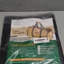 WHITEDUCK TUFF Large Firewood Carrier 21 Oz. Heavy Duty Waxed Canvas Log Carrier Holder for Fireplace, Carrying Wood Indoor & Outdoor (Black, Tote Shape (23"x10"x12"))