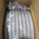 100FT Liquid-Tight Conduit and Connector Kit, 1/2 Flexible Non Metallic Electrical Conduit with 5 Straight and 3 Angle Fittings, PVC Conduit
