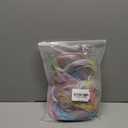 Rugelyss Rainbow Colorful Wigs for Women 26 Inches Long Wavy Fashion Synthetic Full Head Hair Wig with Bangs for Cosplay or Party