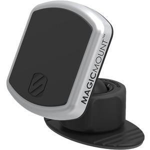 Scosche MPD-XTPP1 Magnetic MagicMount Pro Phone Mount for Car, Automotive-Grade Adhesive, 360 Degree View Rotation, Black/Silver