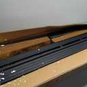 AFLUI Triple Bookshelf with 3 Fabric Drawers, 5-Tier Book Shelf and 10 Display Shelves, Industrial Large Bookcase for Home & Office, Rustic Brown, 47'' Wide