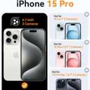 CANSHN Magnetic Compatible with iPhone 15 Pro Case, Upgraded [Full Camera Protection] [Compatible with Magsafe] [Translucent Matte] Shockproof Protective Phone Case Cover 6.1 Inch - Deep Blue