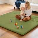 Baby Mat Cover, Waterproof Play Mat Cover, Green Cover