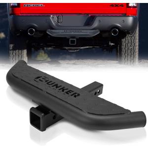 BUNKER INDUST Hitch Step with 2 Inch Hitch Receiver Compatible with Vehicles Trailer Truck Pickup,Anti Slip Hitch Mount Rear Bumper Guard Protector