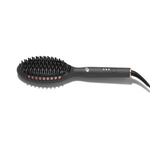 "T3 Edge Heated Smoothing, Styling & Straightening Brush with Ion Generator, 3 Heat Settings, Custom-Blend Ceramic Surface"