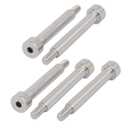 uxcell 304 Stainless Steel Hex Socket Shoulder Bolt 8mm Shoulder Dia 50mm Shoulder Length M6 Thread 5pcs