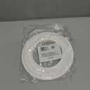 Renovators Supply Manufacturing Mini Ceiling Medallion for Light Fixture, White Polyurethane Spot Light Trim Ring, 5" ID x 9" OD (Pack of 1)