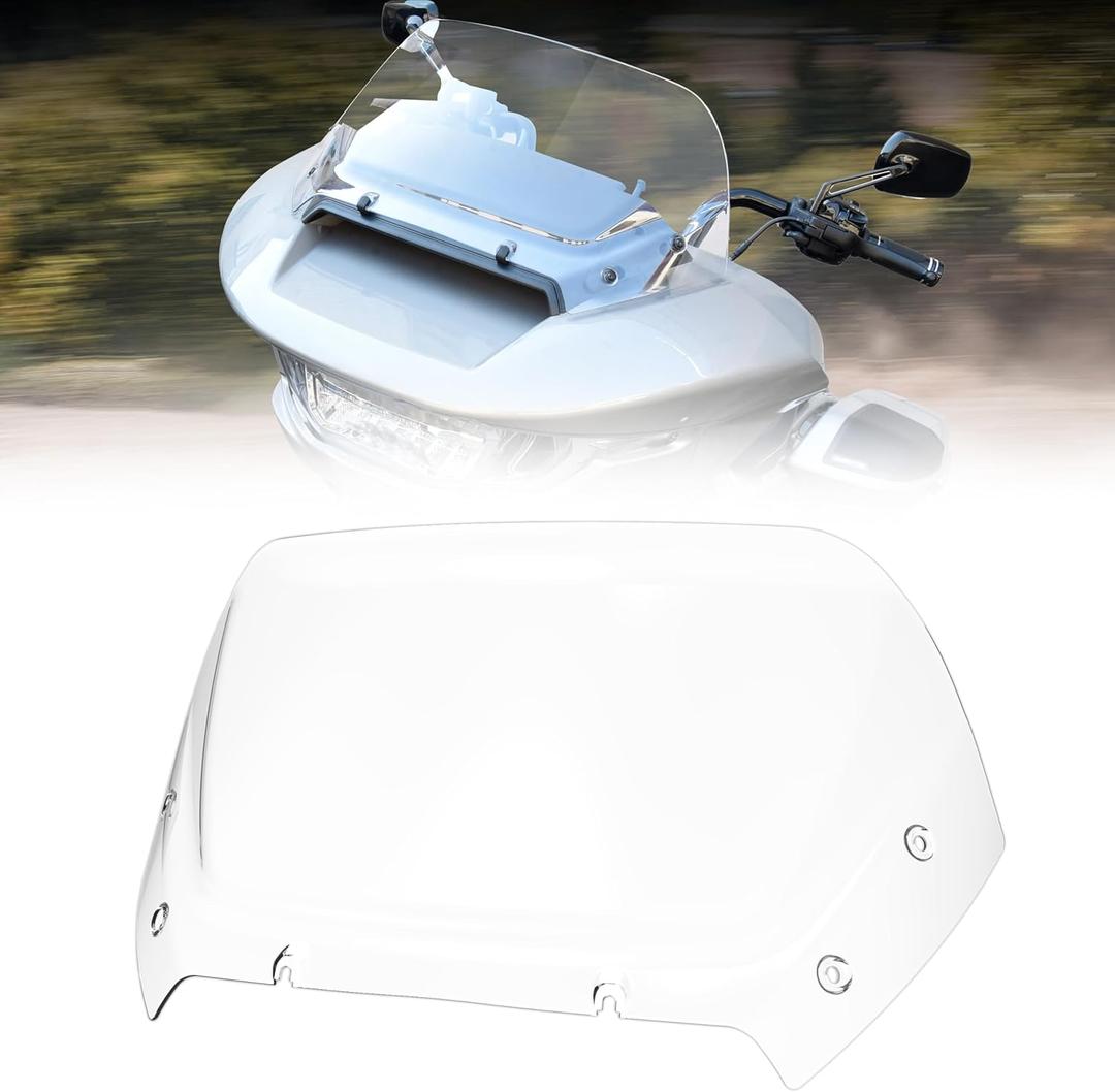 11.75" Windshield for Harley Road Glide 2024-2025, Clear Wind Shield Windscreen Air Deflector for Harley CVO Road Glide 2023-2025 Accessories