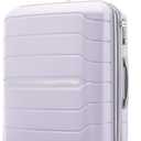 Samsonite Freeform Hardside Expandable with Double Spinner Wheels, Lilac, Checked-Medium 24-Inch