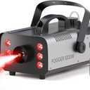 1200W Fog Machine,Halloween Smoke Machine with 6 LED Lights&Remote Control
