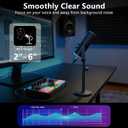 Podcast Equipment Bundle, RGB Audio Interface Mixer with Dynamic XLR/USB Microphone, Desktop Stand, Noise Reduction, Voice Changer, for Vocal Recording, Podcasting, Streaming, Gaming,TikTok