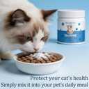 Taurine Powder for Cats, Amino Acid Supplement for Heart, Vision & Daily Wellness, 200 Grams (1pcs) 