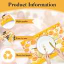 Bayson 50 Pieces Summer Bee Honey Colorful Paper Placemats Disposable Durable Yellow Farm Flower Place Mats Great for Party Holiday Kitchen Dining Room Table Decorations 11" x 17"