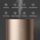 Airversa Waterless Essential Oil Diffuser Starter Kit with 2x30mL Hotel Scent Fragrance Oil for Home Room Desk Car, Battery Operated Scent Air Freshener Diffuser, 100mL Capacity, RD1 Kit Titanium