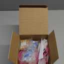 WATHFKCU 4 Sets DIY Glass Mosaic Tiles for Crafts,Mixed Color Mosaic Kits with Wooden Coaster for Adults,Mosaic Crafts Materials Package for Coaster Handmade Home Decor Gifts