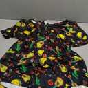 Roshop Tunics Women Button Up Henley V-Neck Loose Fit Cinco de Mayo Fiesta Print Shirt Tops L
