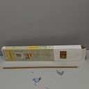 Cordless Light Filtering Mini Blind - 30 Inch Width, 64 Inch Length, 1" Slat Size - Woodtone - Cordless GII Morningstar Horizontal Windows Blinds for Interior by Achim Home Decor