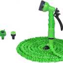 High Pressure Spray Home Car Wash Snow Foam Water Gun Clean Pipe Washer Hose Nozzle Jet, Mist, Shower, Flat, Full(30M)