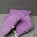 Mastectomy Pillow - Post Surgery Pillow, Mastectomy Recovery Must Haves, Breast Pillow for Heart Surgery Breast Reduction & Augmentation Patients, Recovery Seatbelt Protection, Post Surgery Gift (Purple)