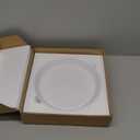 Plant Saucers 12 Inch (12.7 Inch) Plant Trays, Durable Round Glazed Ceramic Flower Plant Water Drip Tray for Pots Planter (13", White)