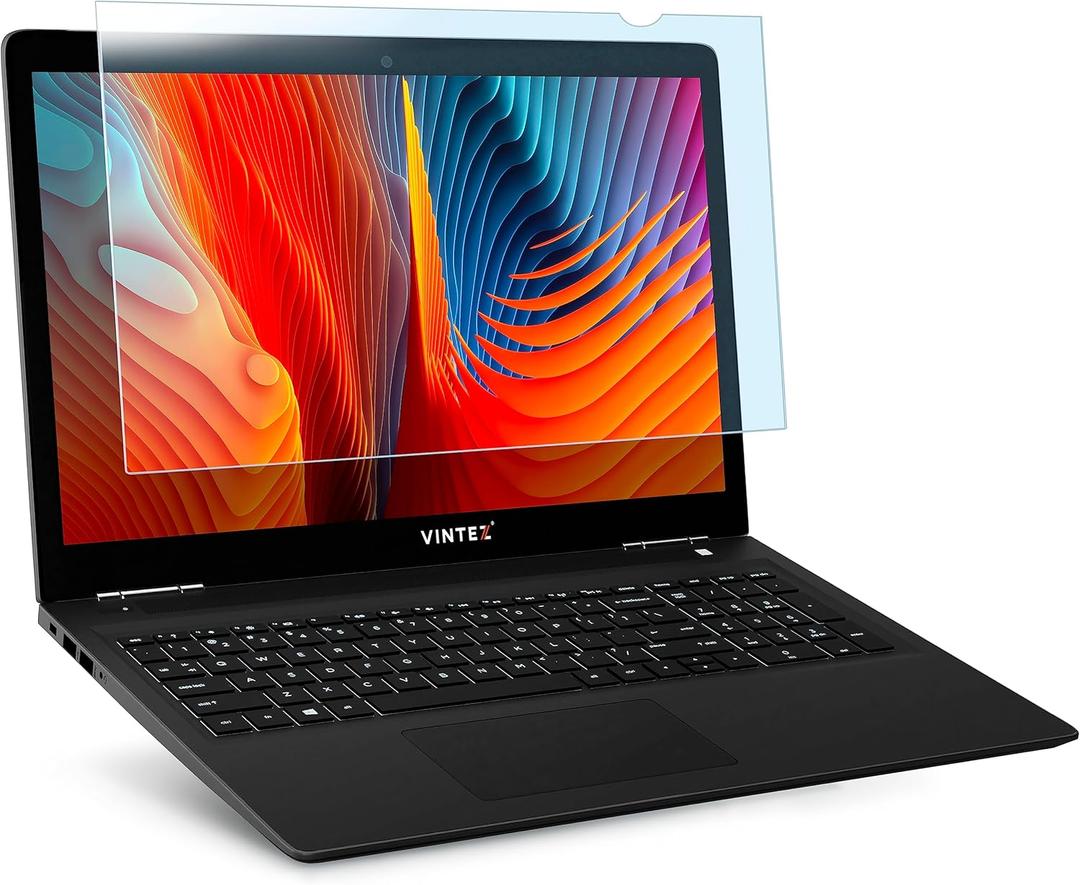 VINTEZ 14 inch Blue Light Blocking Screen Protector Panel for 16:9 Widescreen Computer Monitor and Laptop - PC Anti-UV Eye Protection Filter Film - Anti-Scratch Diagonal Frame Shield [1 Pack]