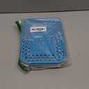 LunchBots Large Cinco Stainless Steel Lunch Container - Five Section Design Holds a Variety of Foods - Metal Bento Box for Kids or Adults - Dishwasher Safe - Stainless Lid - Aqua Dots