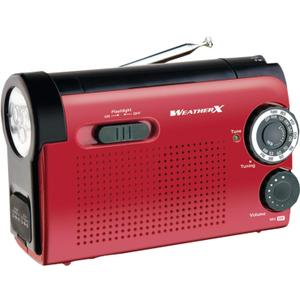 WeatherX WR182R Instant NOAA Weatherband Radio (Black) Red/Black (accessory)