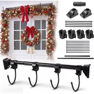 Christmas Garland Hanger for Front Door, Adjustable 39.4''-86.6''