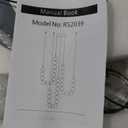 Modern Chandeliers LED Dimmable Light Acrylic Balls Ceiling Pendant Lighting for Living Room Dining Room Bedroom Adjustable Hanging Lights 70 Watts, Balck Lamp (3 Ring, Black)