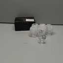 CHENGU 6 Pieces 2 Oz Mini Shot Glass Set for Whiskey, Brandy, Tequila Clear Tasting Glasses, Snifters, Cordial and Sherry Glasses