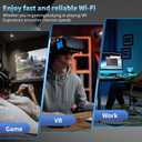WiFi Extender Signal Booster for Home, Long Range Covers Up to 20000 Sq.Ft, Dual Band Internet Extender WiFi Booster, Works with All Router, with Ethernet Port, Banish WiFi Dead Zones