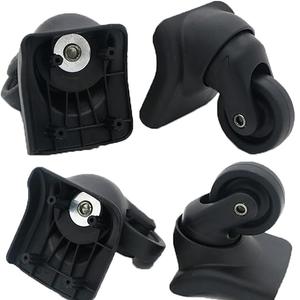 Zoofen Replacement Luggage Wheel Repair Suitcase Bag Parts Spinner Wheels Casters for Travel Customs Box W044 (A Set 4PCS)