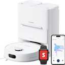SwitchBot S20 Robot Vacuum and Mop with Matter, 10000Pa Powerful Suction, Roller Mop, AI Navigation, Auto Mop Washing & Drying, 90 Days Hands-Free, Self-Emptying, Works with AppleHome Alexa GoogleHome