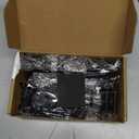 JQK 3/8 Inch Inset Cabinet Door Hinges Black, 20 Pack 10 Pairs Flush Face Mount Cupboard Kitchen Hardware Hinges Max fit 9mm/0.375 Step Door, CH201-BK-P20