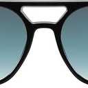 Retro Aviator Sunglasses for Women Men:Polarized Trendy Vintage 70s Rectangle Womens Shades Sun Glasses UV Protection, 2 Pack