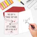 5 x NewEleven Thank You Cards for Christmas - Teacher Appreciation Gifts, Thanks You Present For Friend, Teacher, Boss - Thank You Gifts For Women, Men From Bestie, Family, Colleague - Greeting Card (Gratitude)
