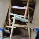 POLY & BARK Weave Dining Chair  Mid-Century Modern Wishbone Dining Chair with Arms, Solid Wood Frame, Indoor Use  Oak  Single - Ideal for Dining Room, Kitchen, or Stylish Accent Setting