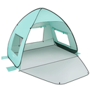 TOBTOS UPF 50+ Pop Up Beach Tent, Easy Set Up Beach Umbrella, Sun Shelter for 2-3 People UV Protection Portable Sunshade, Baby Canopy Cabana, Lightweight with Carry Bag