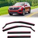 in-Channel Rain Guards Window Visor for Volkswagen (VW) Atlas 2018-2026