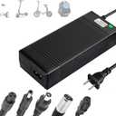 EVAPLUS 5 in 1 Plugs 54.6V Fast Charger, Universal for 48V 13S Lithium Batteries, Pinkind 48V Li-ion Battery Charger Replacement for Razor, Jetson, Voyage, Gotrax, Ninebot,Segway, Hiboy