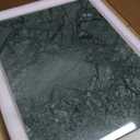 Natural Marble Cutting Board- 16x12 Inch Kitchen Bakery Tool for Professional Chef & Baker's Tray - Marble Display for Elegant Food Presentation & Stylish Kitchen Decor (green)