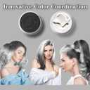 2 x HaiolorPro Black Hair Color Wax Washable, Temporary Hair Color Dye for Kids, Natural Instant Color Wax Hairstyle Cream Hair Pomades for Women & Men Party Cosplay Halloween, Gifts for Teens