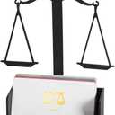 Lawyer Gifts for Men Women, Lawyer Attorney Business Card Holder Attorney Gift to Lawyers or Display your own Lawyer Business Cards Holds 3.5 x 2 inch Cards in Lawyer Office Ironmongery